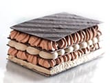 Millefeuille au th&eacute; et caramel