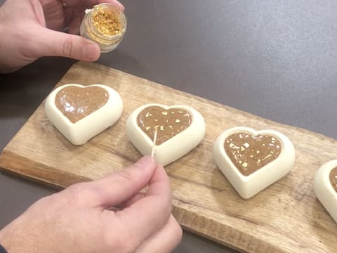 Mini-cœurs praliné/Gianduja de la Saint Valentin - 113