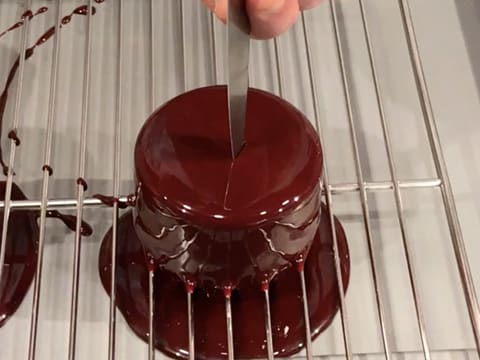 Mini-entremets chocolat framboise - 98