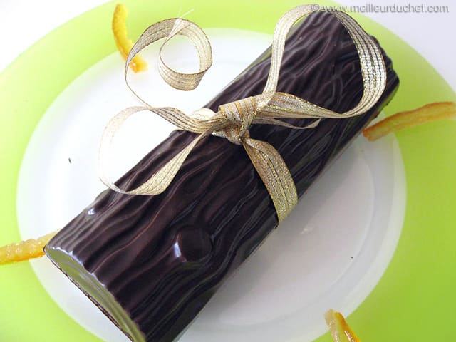 Bûche en chocolat (moulage)