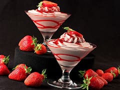 Mousse à la fraise