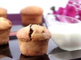 Muffins fraise - chocolat blanc