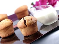 Muffins fraise - chocolat blanc