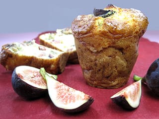 Muffin jambon et figues