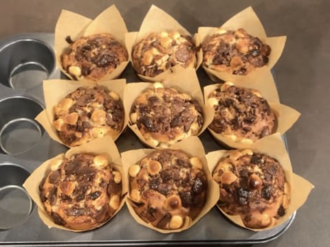 Muffins au chocolat et praliné - 33