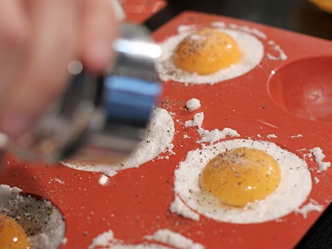 Sphère d'œuf cuisson basse température au four - 12