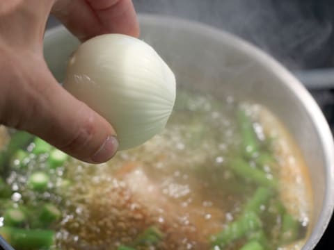 Œuf d'oie brouillé en espuma d'asperges vertes - 9