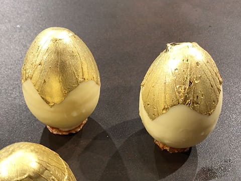 Oeuf de Pâques doré à l'or fin - 83