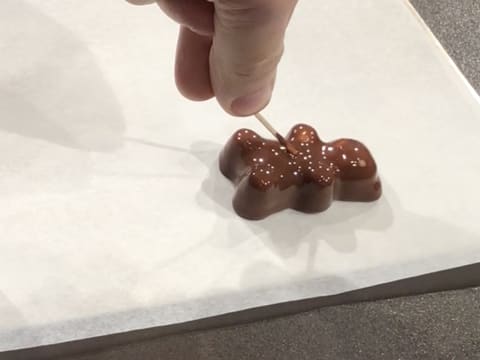 Ourson enrobé de chocolat