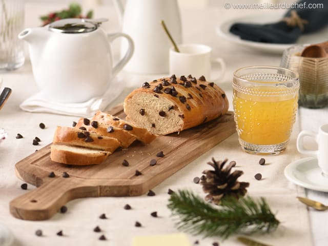 Pain viennois aux pépites de chocolat