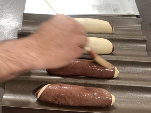 Pain viennois zébré au cacao - 62