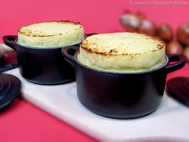 Parmentier de canard confit en cocotte