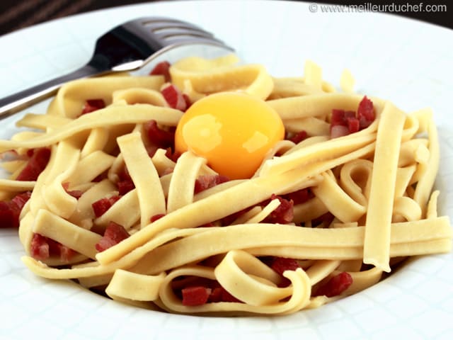 Pâtes carbonara