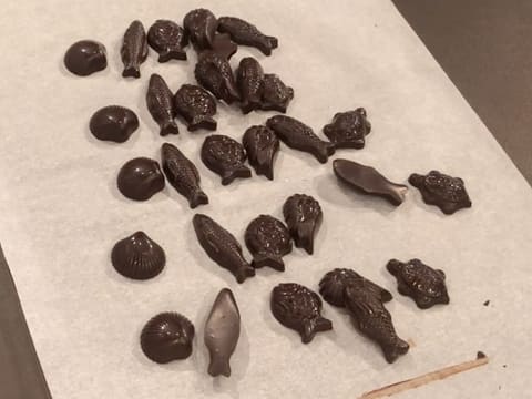 Moulage en chocolat du poisson boule - 68