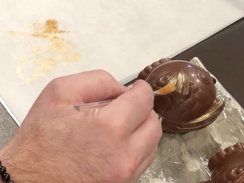 Moulage en chocolat du poisson boule - 83