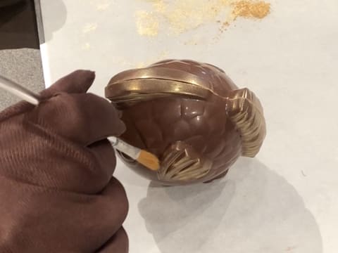 Moulage en chocolat du poisson boule - 84