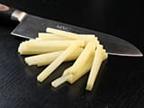 Tailler des pommes mignonnettes