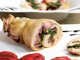 Ballotine de poularde aux tomates confites