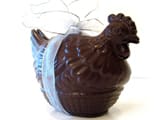 Poule de P&acirc;ques en chocolat