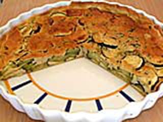 Quiche aux courgettes