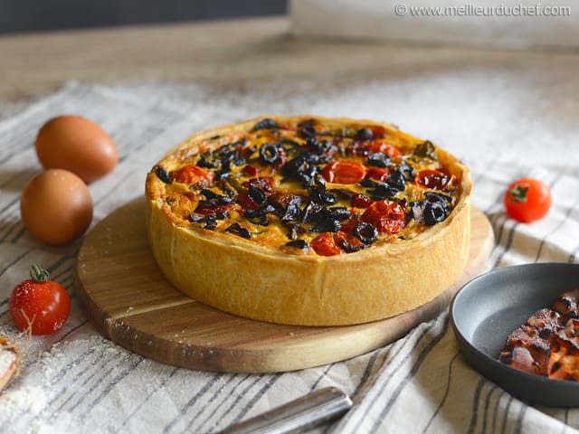 Quiche aux légumes