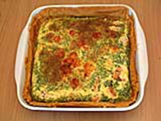 Quiche au saumon