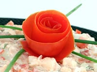 Rose en tomate