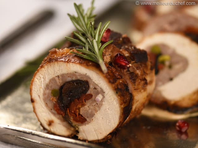 Roulade de dinde de Noël