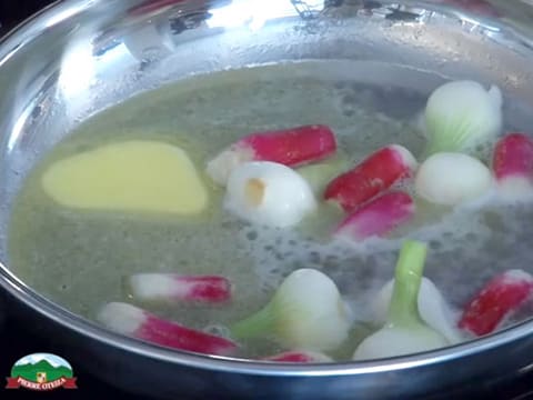 Sablé de boudin laqué au Pika Berdea et petits légumes glacés - 25