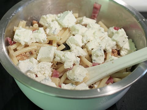 Salade de macaroni au gorgonzola - 7