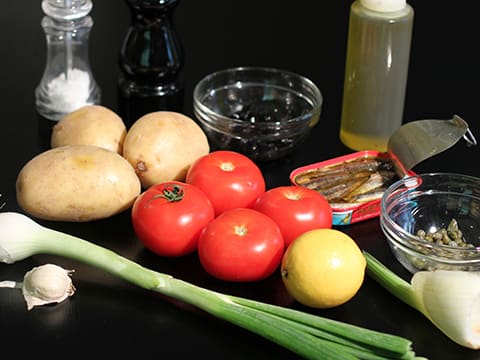 Salade de tomates et de pommes de terre - 1