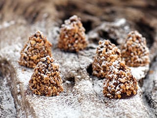 Sapins de Noël en chocolat