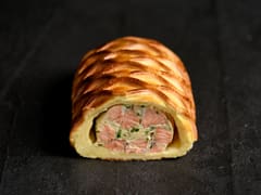 Saucisson de saumon en brioche