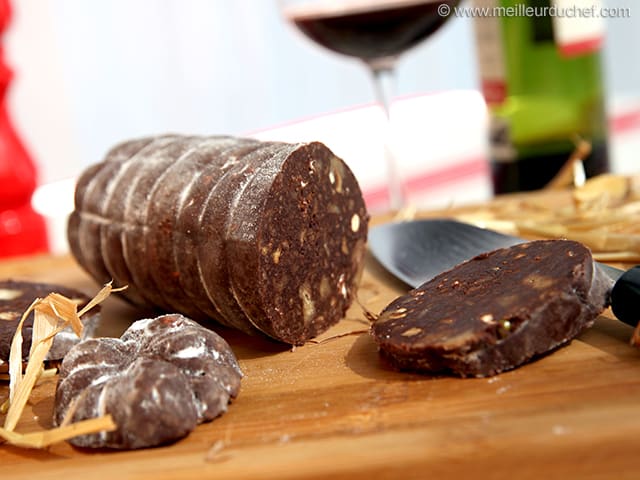 Saucisson en chocolat