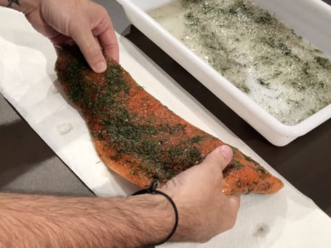 Saumon Gravlax, sauce à l'aneth - 27