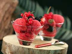 Sorbet aux fruits des bois