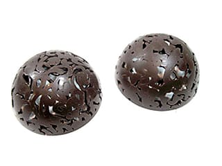 Sph&egrave;re en chocolat en dentelle