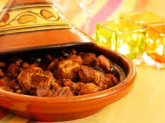 Tajine d'agneau aux tomates confites