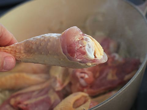 Tajine de poulet aux pruneaux et aux dattes - 5