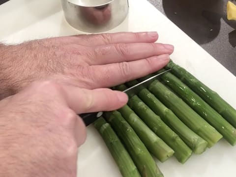 Tartare de saumon et asperges en charlotte - 20