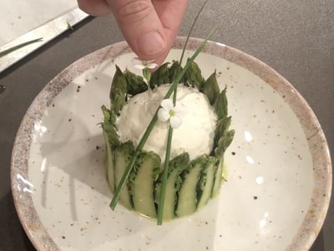 Tartare de saumon et asperges en charlotte - 43