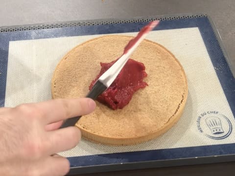 Tarte à la fraise sur son moelleux noisette - 74