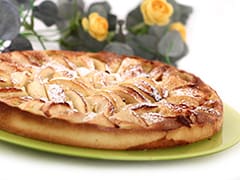 Tarte aux pommes alsacienne