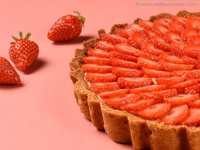 Tarte aux fraises Gariguettes