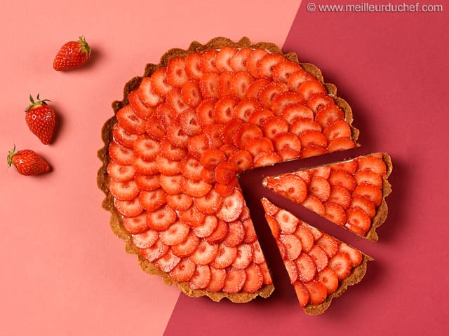 Tarte aux fraises Gariguettes