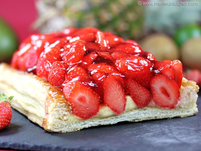 Tarte aux fraises facile