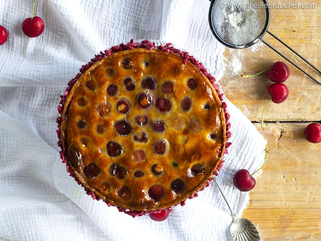 Tarte aux cerises façon alsacienne