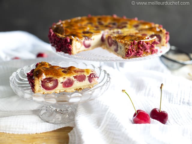 Tarte aux cerises façon alsacienne