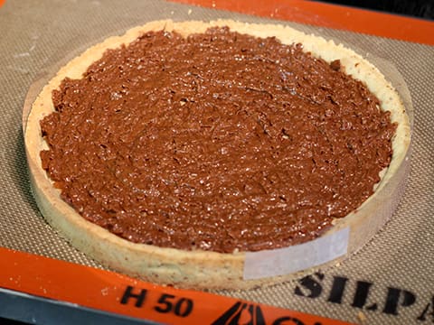 Tarte au chocolat, praliné noisettes - 48