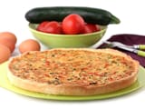 Tarte aux courgettes et aux tomates